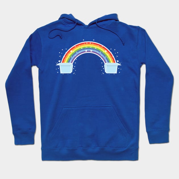 Rainbow Surprise Hoodie by Dino Sparcs